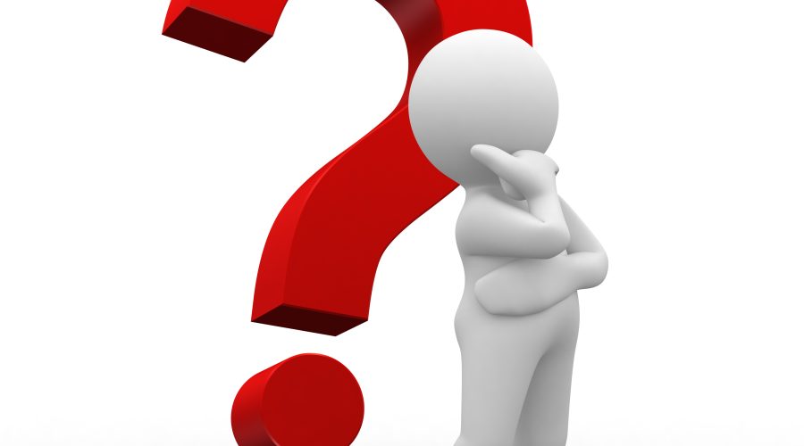 A character with a question mark