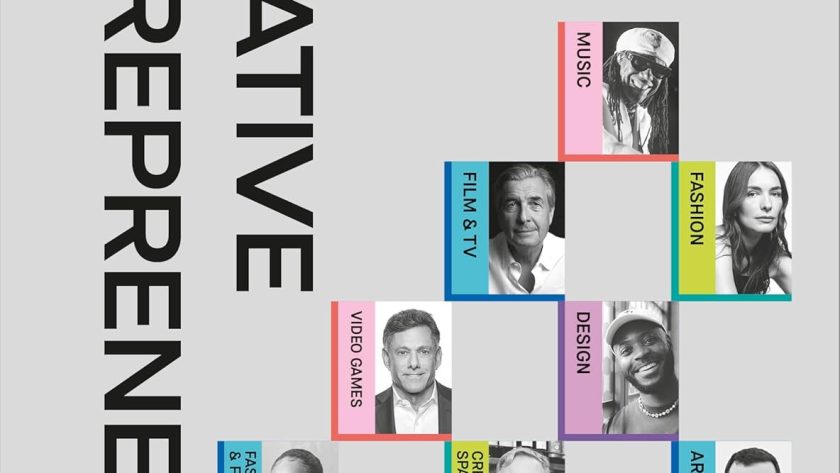 Book Review - The Creative Entrepreneur Cover of a Book with pictures of people on it