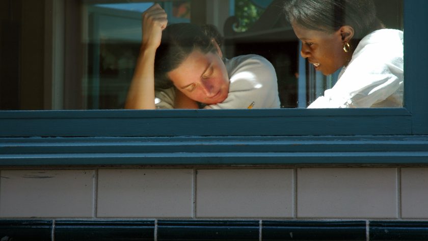 2 People are talking