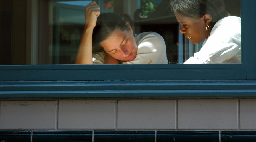 2 People are talking