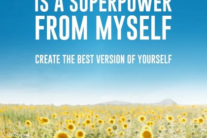 Book cover of Happiness Is a Superpower from Myself